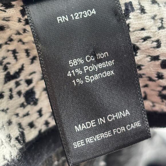 Ali Miles Black White Polka Dot Ombre Jacket - Picture 10 of 11